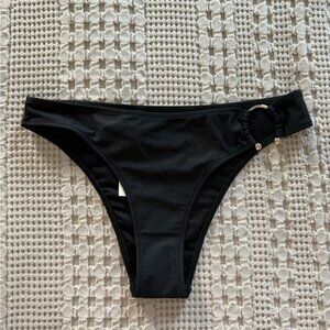 NEW Aerie Black Cheeky Bikini Bottom Size S
